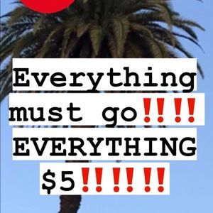 Sale everything must go